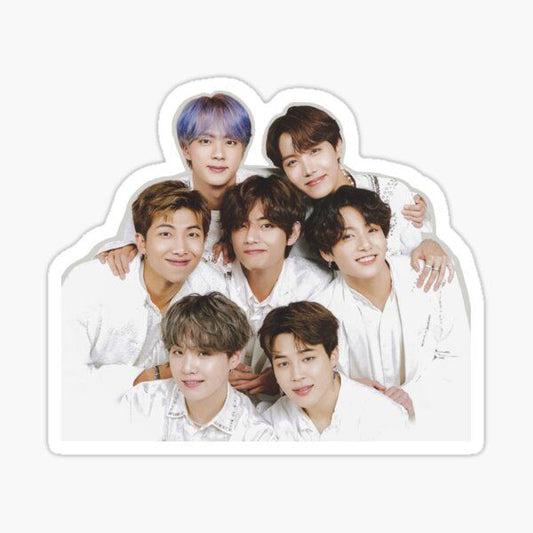 BTS Army white theme sticker