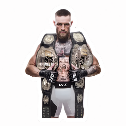 Conor MeGregor 2 Belt sticker