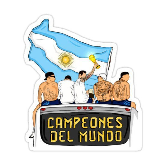 Campeones Delmundo sticker